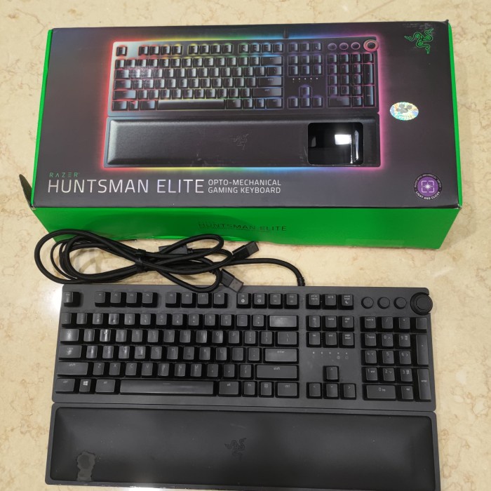 [Preloved] Razer Huntsman Elite Opto Mechanical Gaming Keyboard Purple