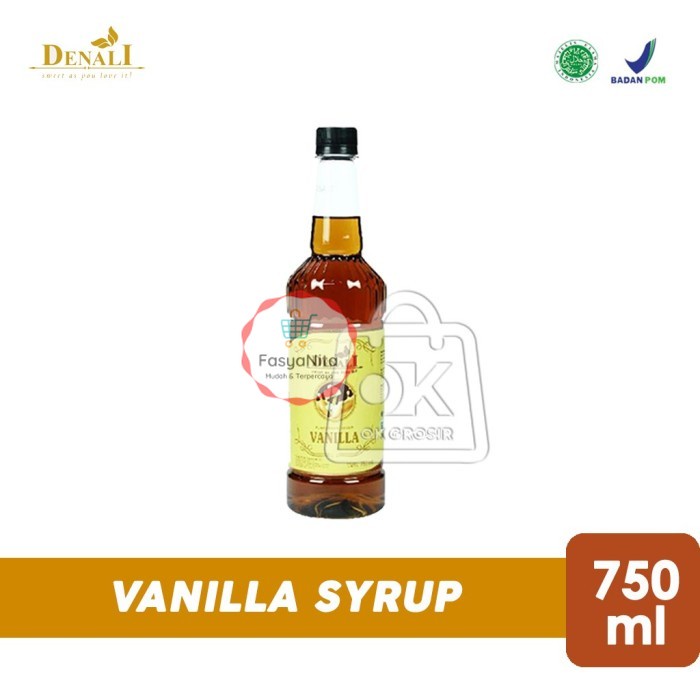 

Syrup Vanilla Denali / Sirup Vanila (Botol Plastik 750ml) - FasyAnita Mart Denpasar