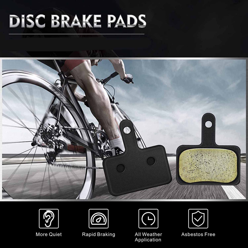 Kampas Rem Sepeda Hidrolik Brake Pad Mountain Bike for Shimano M445 M355 M395 - Black