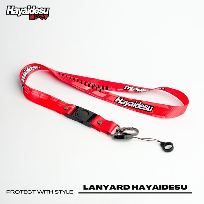 

Hayaidesu Tali Lanyard Gantungan ID Card Name Tag - Kuning