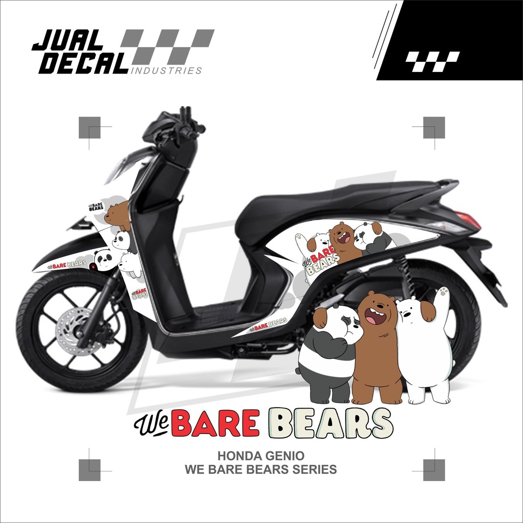 Striping Semi Full Body Honda Genio 2021 WE WERE BEAR / Stiker Decal Honda Genio 2020 / Sticker Vari