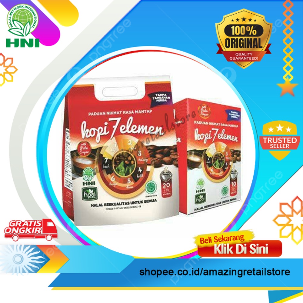 

KOPI TUJUH ELEMENT ISI 10 PC POUCH KECIL MENJAGA DAYA TAHAN TUBUH - HNI HPAI ARSSRaaa