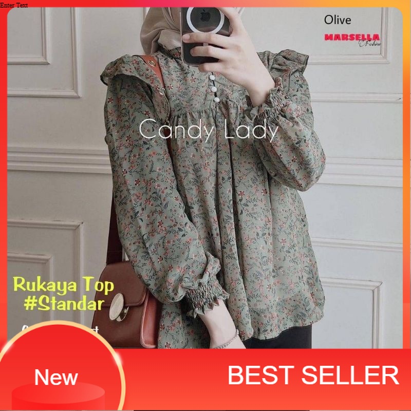 RUKAYA TOP (LABEL MADANI) READY/ Lavender