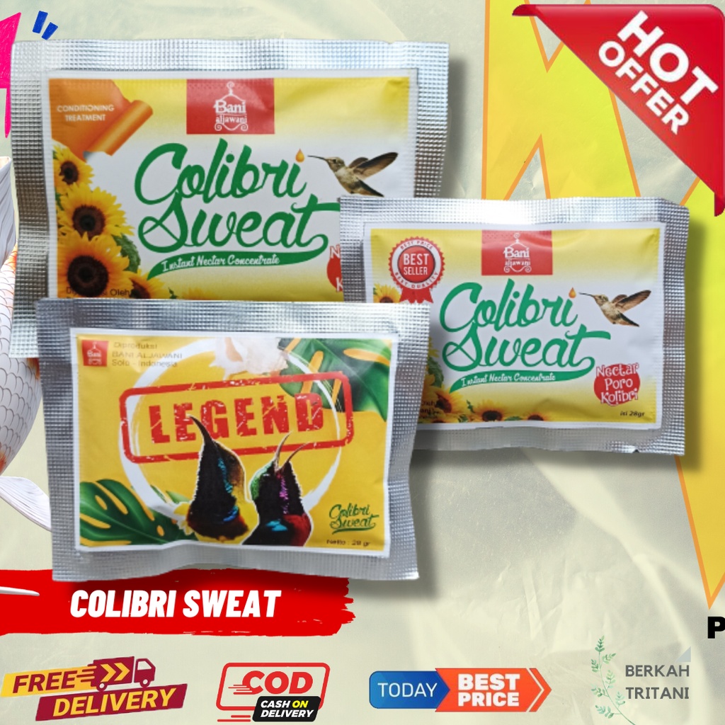 Colibri sweat colibri treatment colibri sweat legend 1 pcs kolibri sweat makanan burung pemakan neck