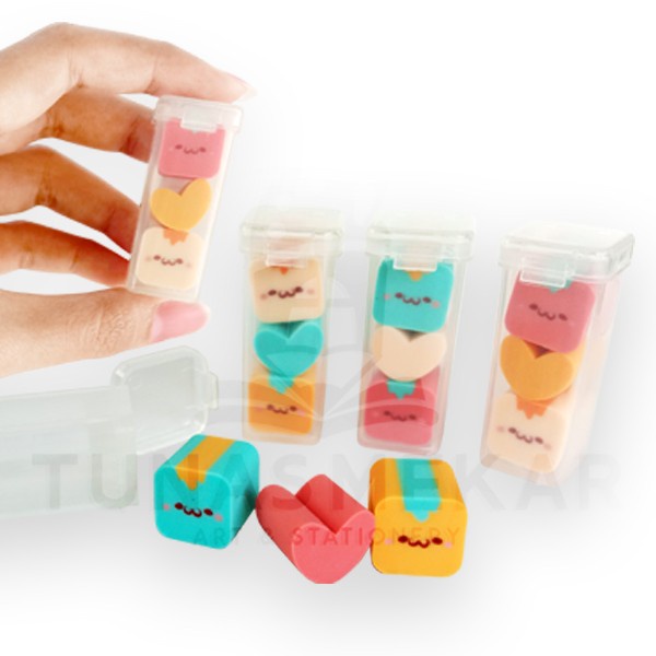 

Penghapus Eraser Joyko ER-134 Good Luck Charm 1 Pack 3 Pcs