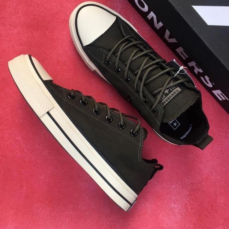 Converse CTX HIJAU ARMY Sepatu Casual - Sepatu Pria Wanita Harga Termurah