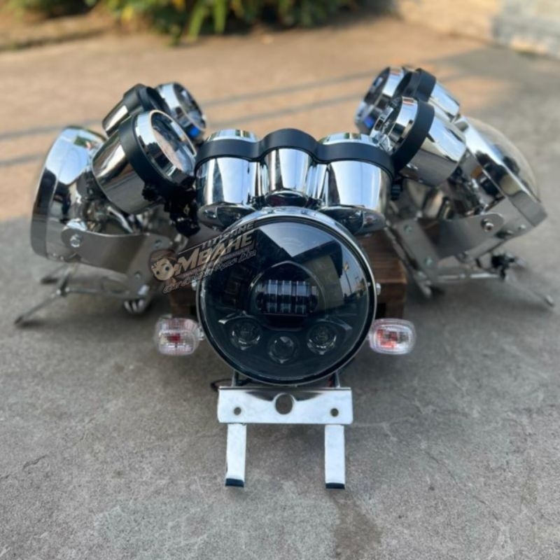 Paket Hemat Lampu Ninja SS Fullset - PAKET SET LAMPU NINJA SS KUALITAS BAGUS SET SPEEDOMETERd+SEIN