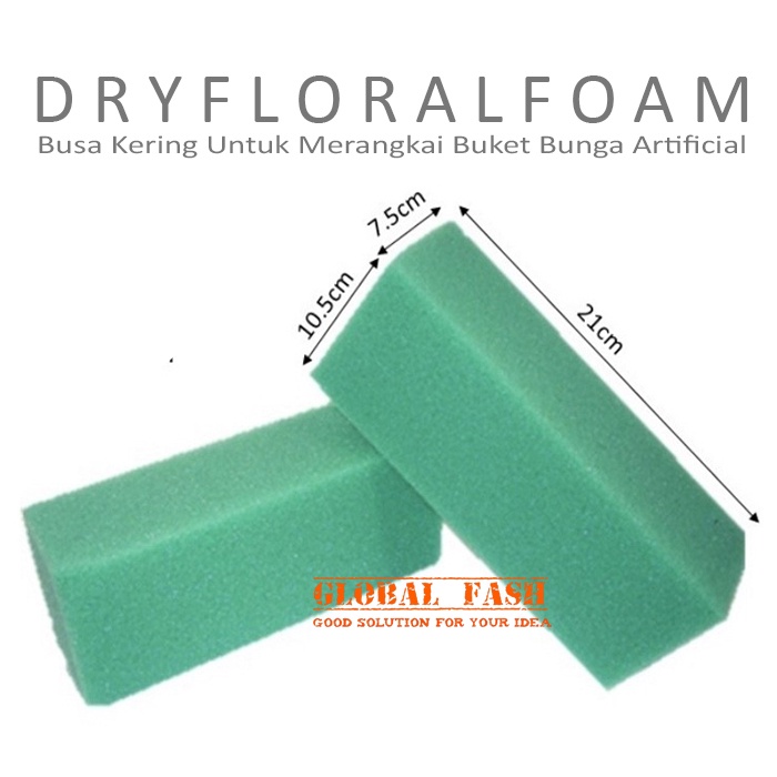 Flower Foam Buket Bunga / Busa Bunga Hijau Kering Busa Merangkai Bunga / flolar foam