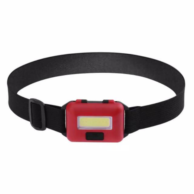 Headlamp Senter Kepala Mini COB Led Headlamp Mini COB Led Baterai AA x 3