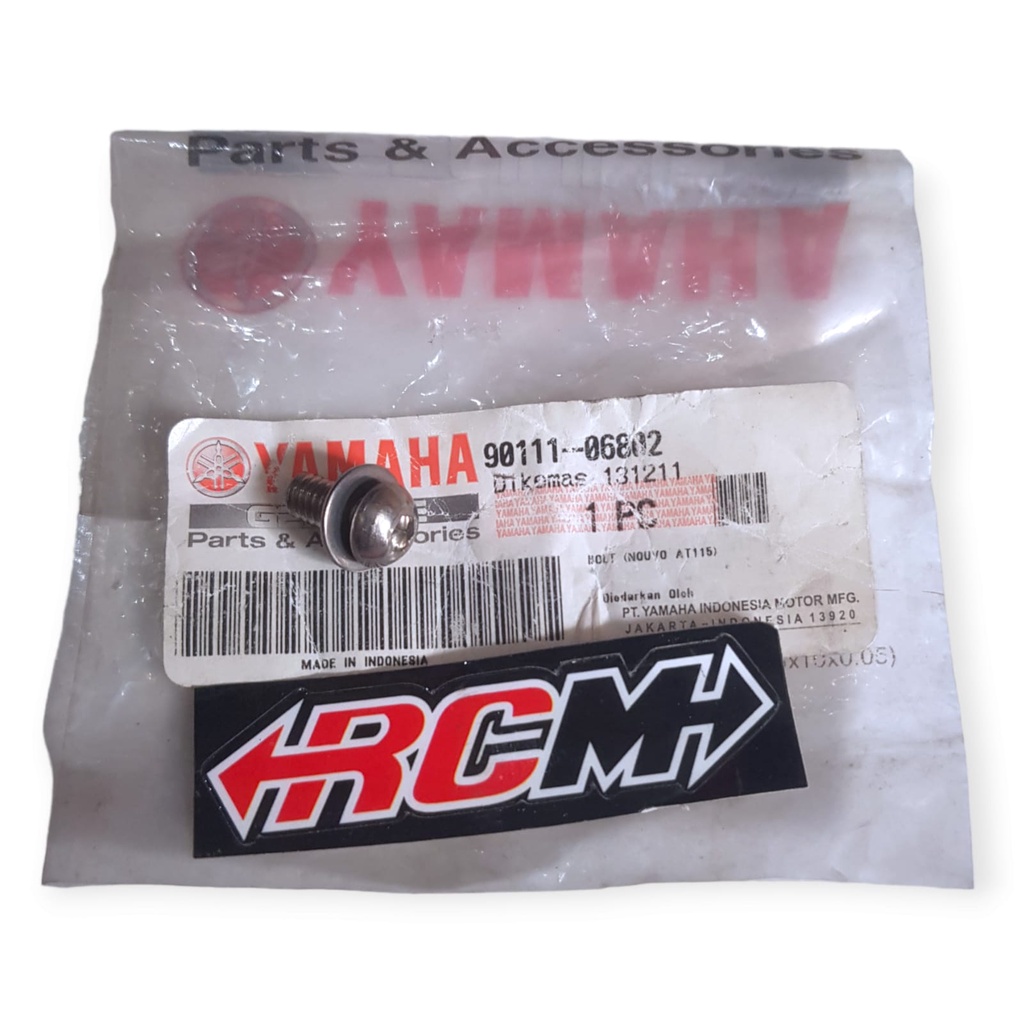 90111-06802 BAUT TUTUP TAMENG PELINDUNG PROTEKTOR COVER BODY KNALPOT MUFFLER MUFLER NOUVO JUPITER MX