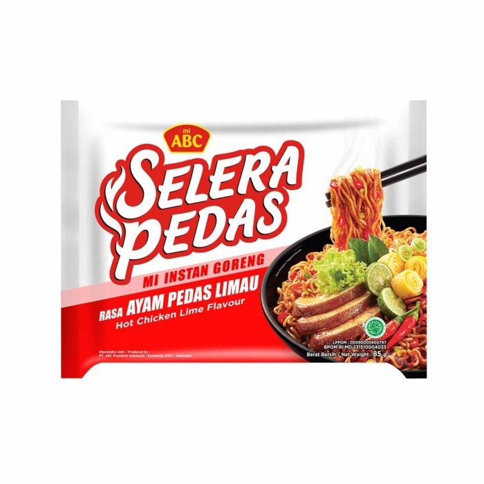 

Abc Mie Goreng Ayam Pedas 80 G_1c40p