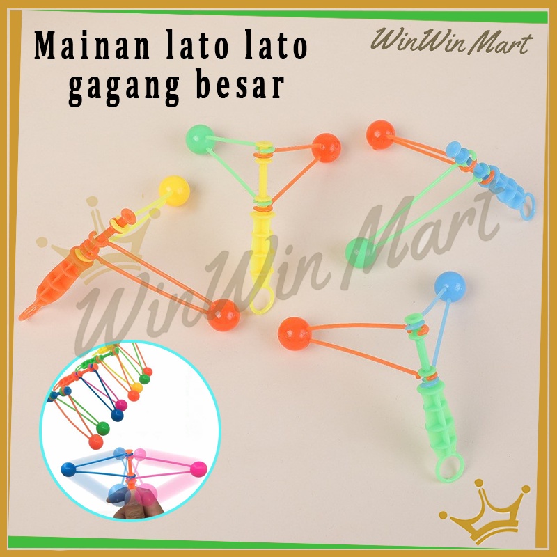 Mainan Jadul Lato Lato Gagang 20CM/Mainan Lato Lato Gagang Mainan Viral/Mainan Lato Lato Gagang Besa