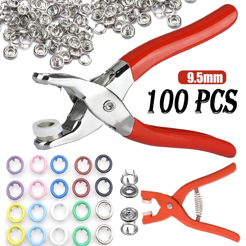 alat kancing jepret/tang kancing snap besi/tang pengencang kancing /alat kancing snap/tang kancing s