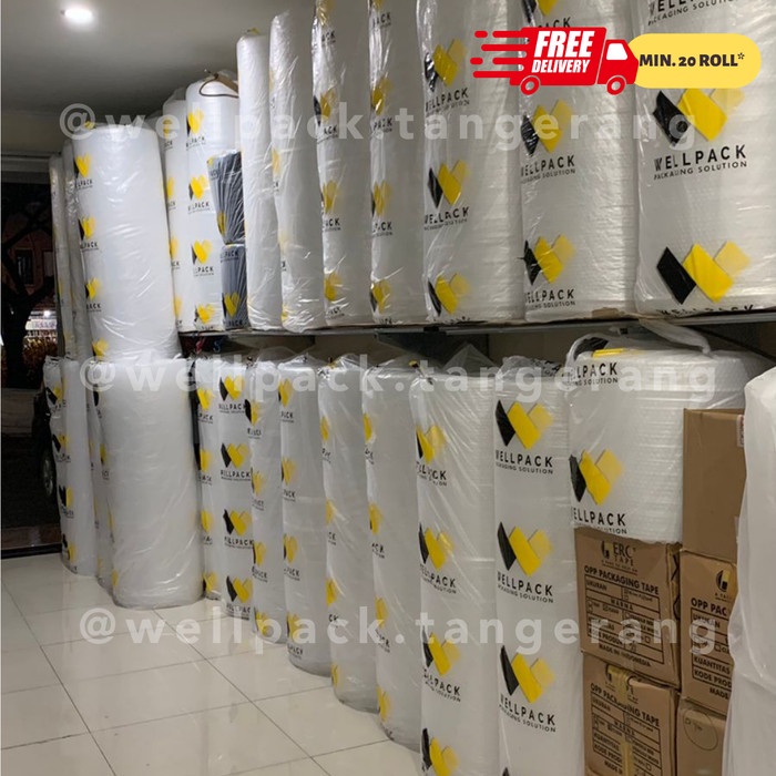 

Bubble Wrap Roll 125cm x 50meter Bening - 3KG - 3KG