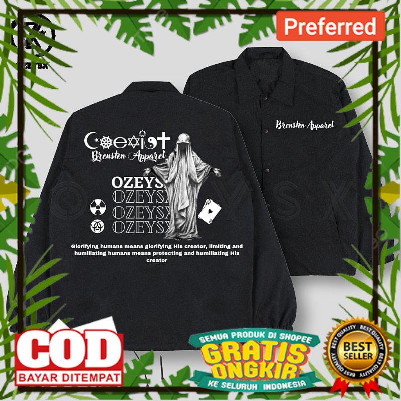 JAKET PARASUT KEREN DESAIN MBOIS //Jaket Parasut Pluralisme Bernstein Ozeysx Parasut Limited Edition