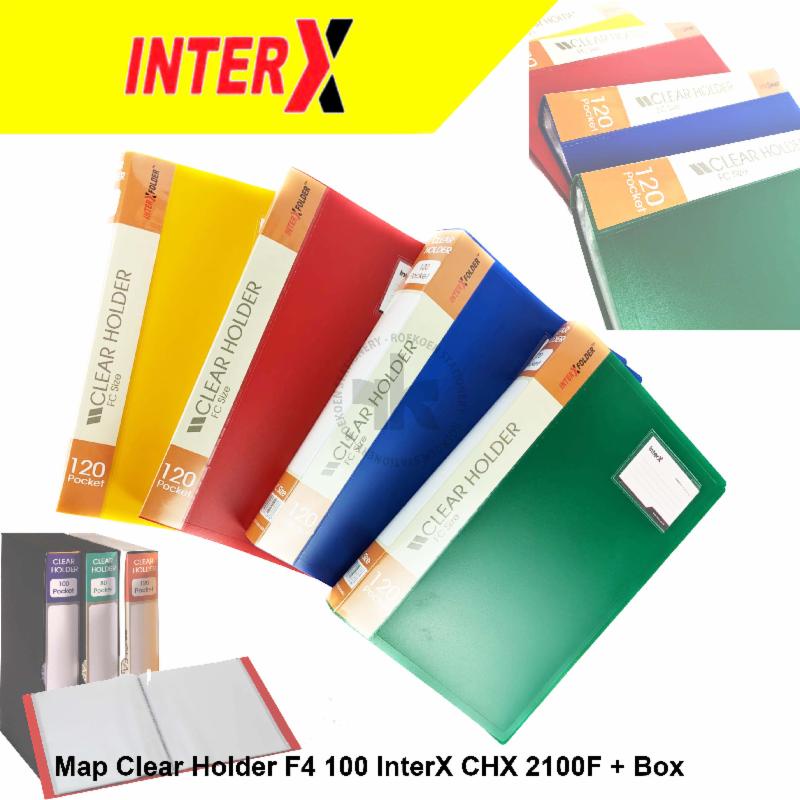 

InterX Clear Holder F4 100 Pocket + Box 700 Micron CHX-2100F