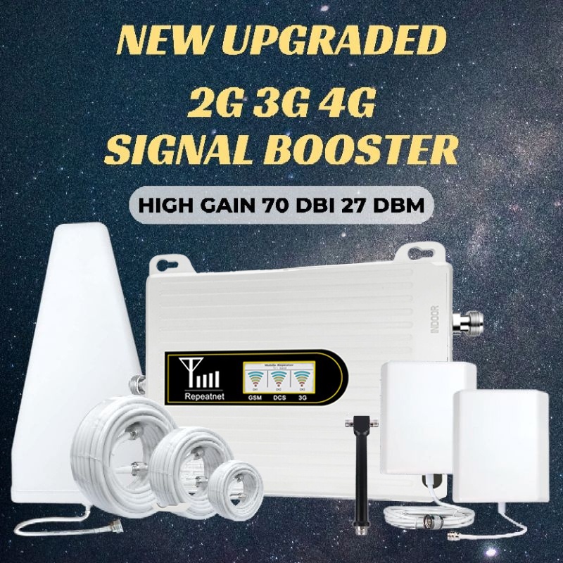 DUA ANTENA INDOOR 2 PENGUAT SINYAL HP GSM SIGNAL BOOSTER MESIN EDC JARINGAN PEDALAMAN / PEDESAAN
