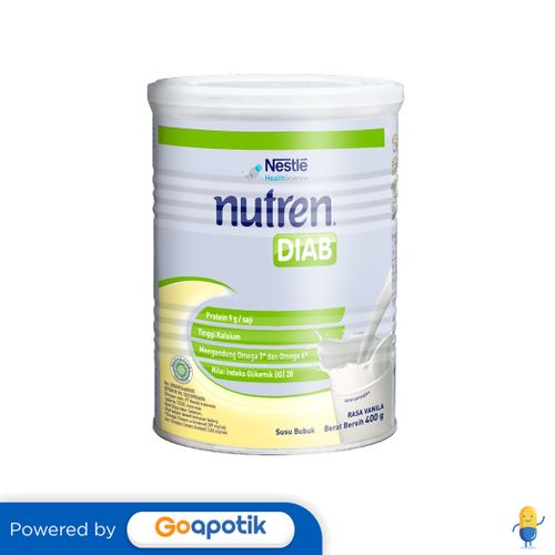 

Nutren Diab Susu Penyandang Diabetes 400 Gram Kaleng