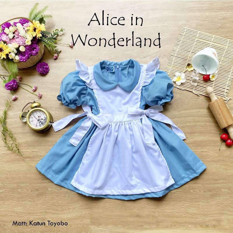 kostum alice in wonderland / cosplay alice in wonderland /costume alice in wonderland /costume hallo