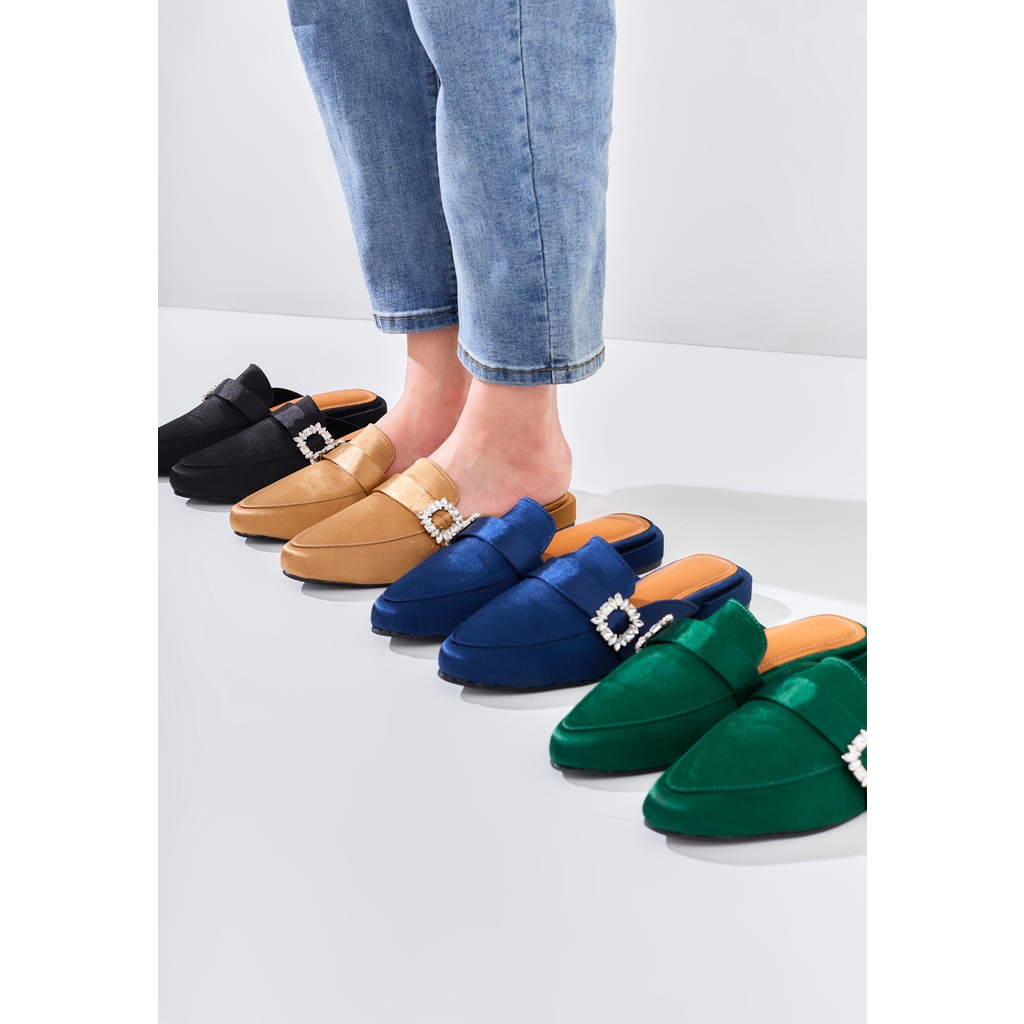 Vimemo Giselle - Sandal Mules Pesta Selop Slip On Wanita