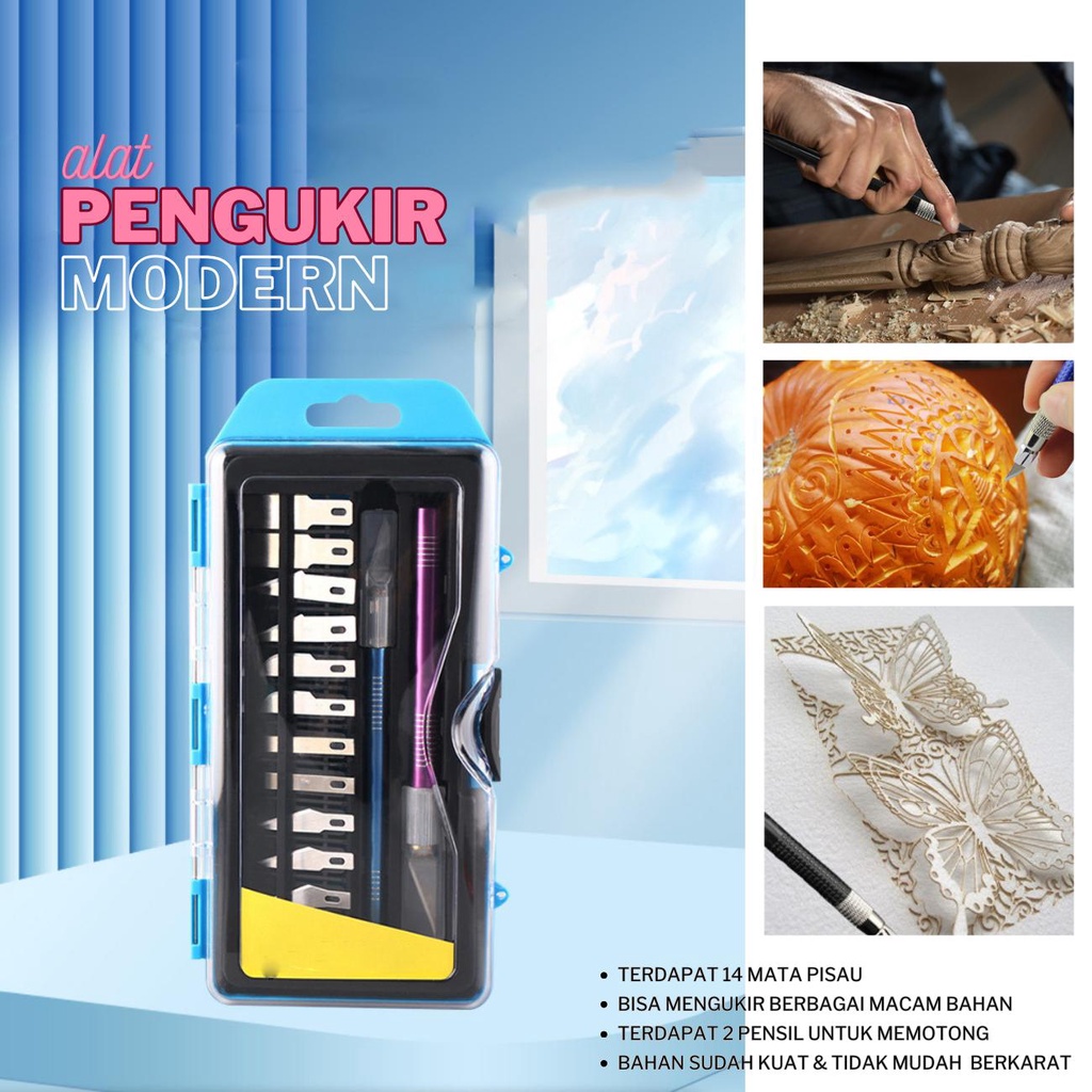 OLALA  PISAU GRAFIR KAYU / CUTTER GRAFIR KAYU ALAT UKIR KAYU WLXY SW-JS9314 / SW-JS9312 [COD]