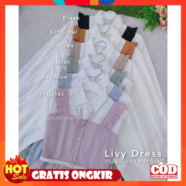 KAIN ADEM HALUS TEBAL / [ FREE ONGKIR ] GAMIS WANITA KEKINIAN / FASHION PREMPUAN TERBARU / GAMIS LIV