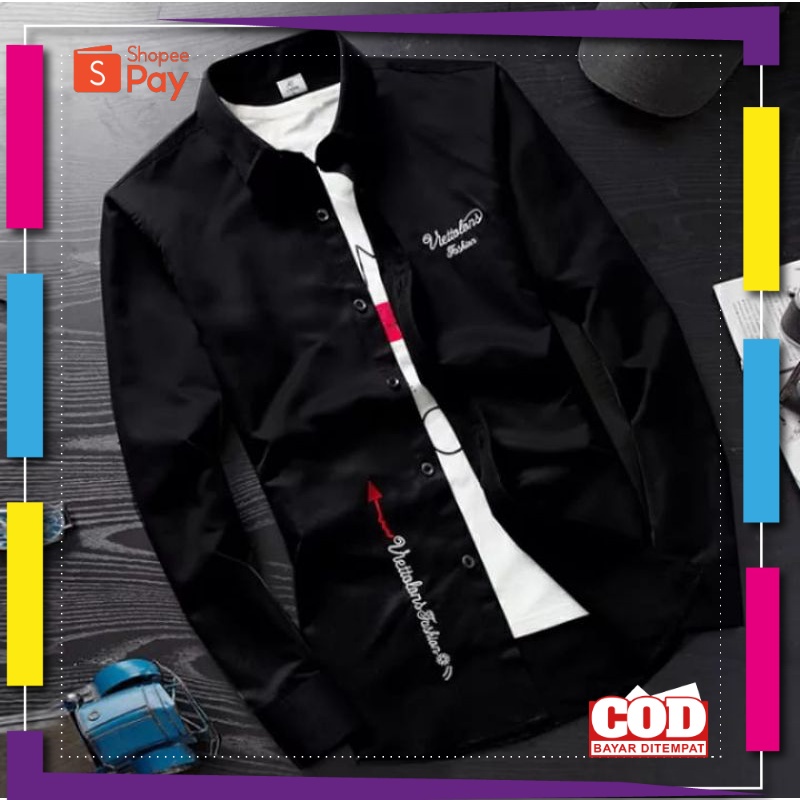 PREMIUM KOREAN STYLE / ARD KEMEJA PRIA SLIM FIT KOREAN TRENDING FASHION / KEMEJA KANTOR / KEMEJA CAS