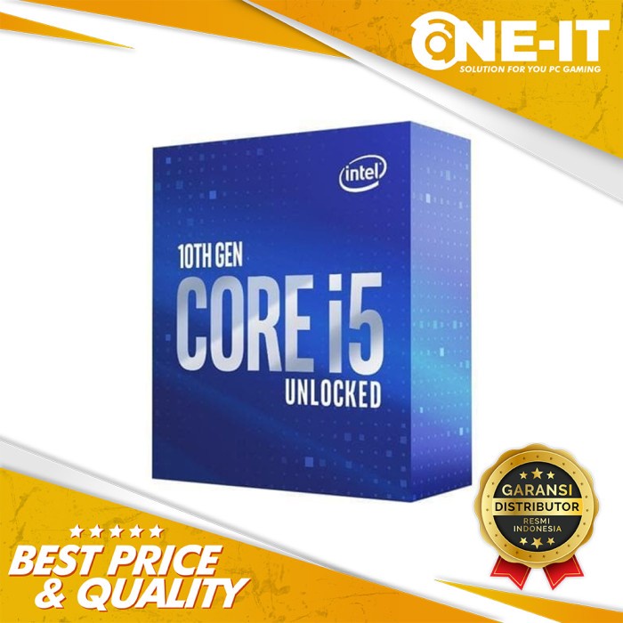 CPU Processor Intel Core i5 10600K BOX 4.1Ghz Intel LGA 1200 Gen 10