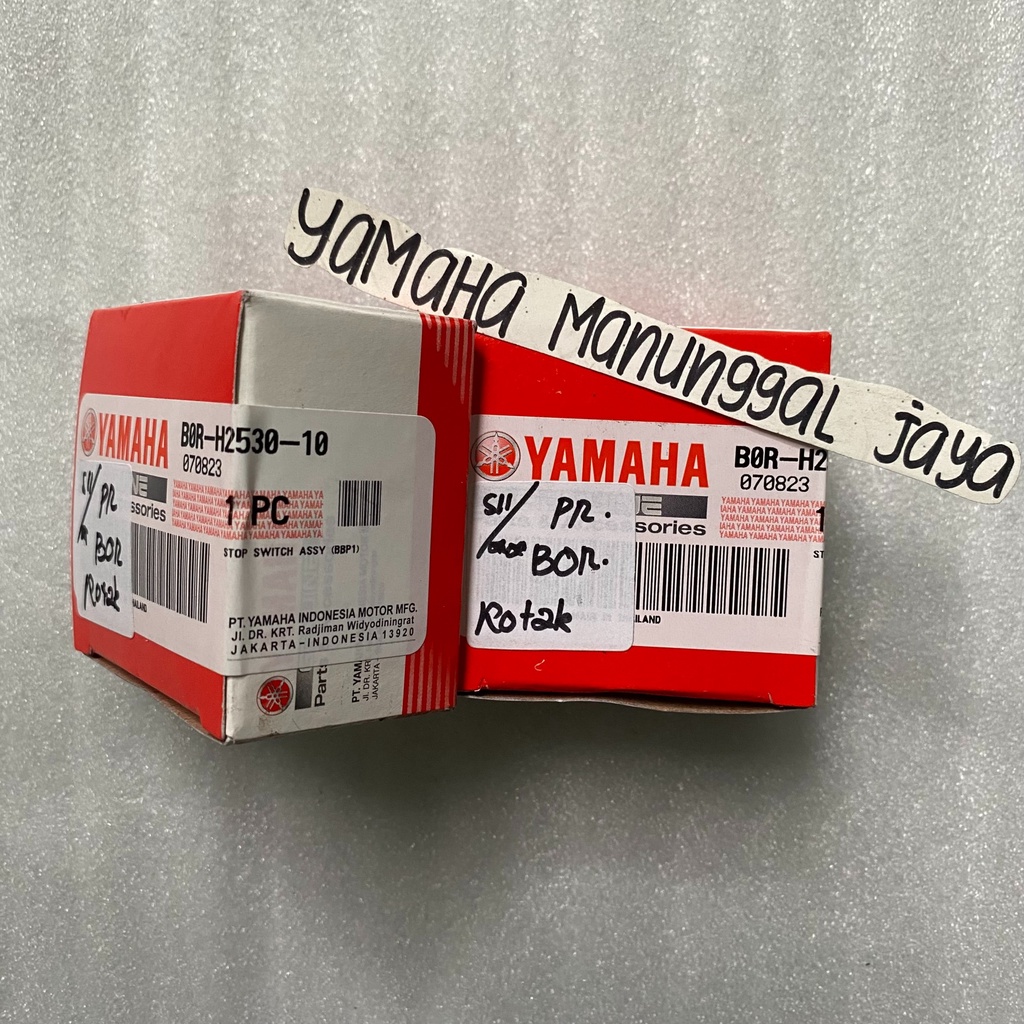 YAMAHA ORIGINAL ASLI SWITCH  REM  BELAKANG  AEROX 155 =>  2019  ke atas (KOTAK)