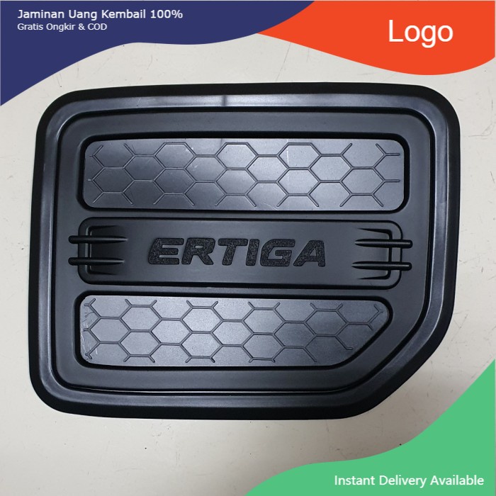 Tank cover luxury hitam doff Ertiga lama 2013 - 2017. Aksesoris mobil