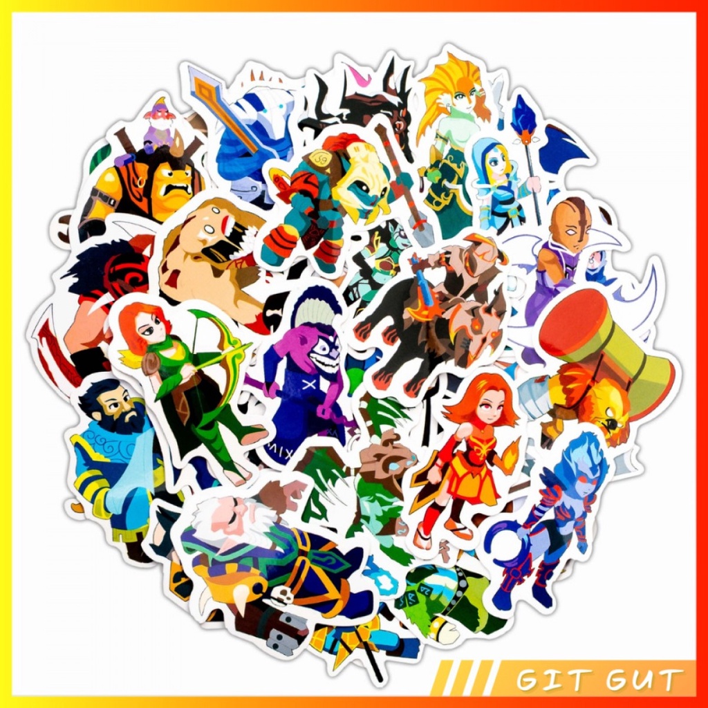 

Sticker Pack Stiker Vinyl 50 pcs Dota 2 Defense of the Ancients
