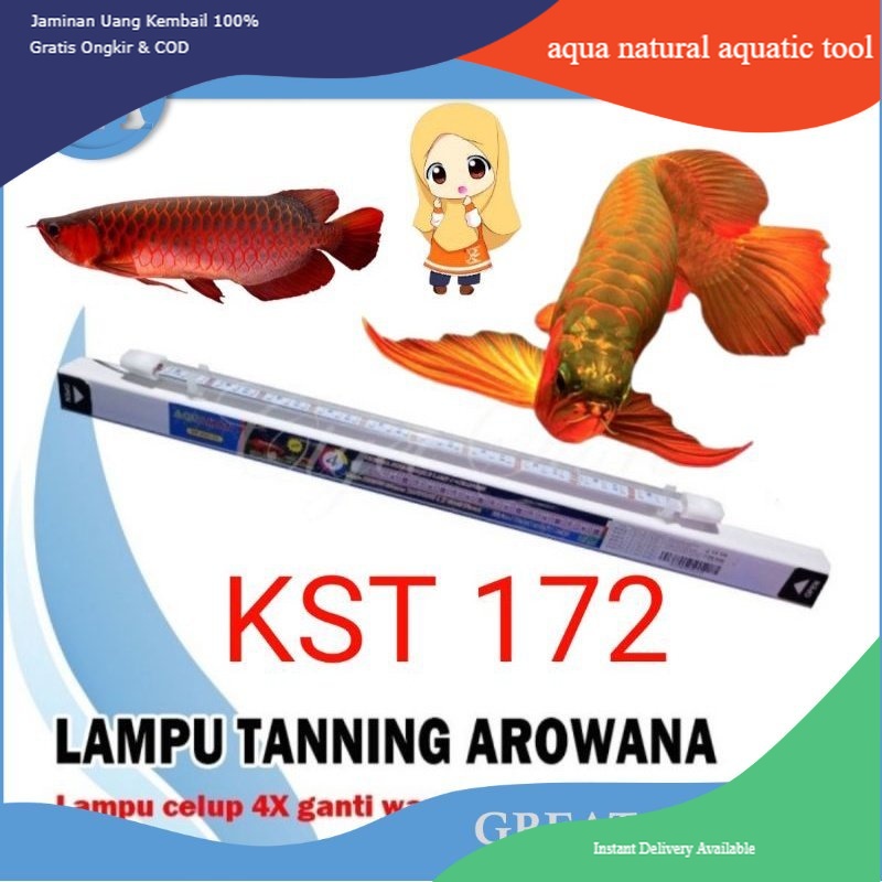 lampu tanning aquarium lampu tanning arwana AQUAMAN KST 172