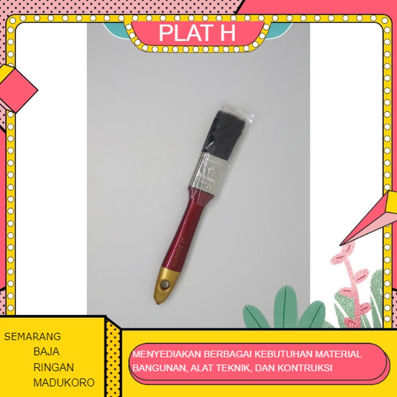 Kuas Cat Hitam 1'' Inch 25,4mm / Kuas Bangunan