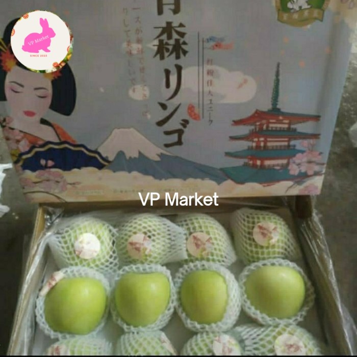 

Apel Green Amori Jepang Fresh | Buah Apel Hijau Amori Japan 1kg