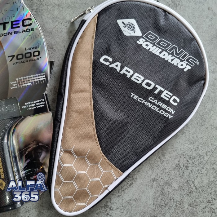 ✨LARIS✨ -Donic Schildkrot Carbotec 7000 Bat Bet Pingpong Tenis Meja - Plus Cover