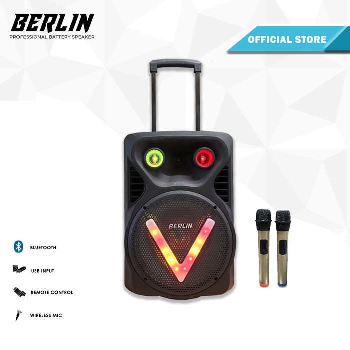 Speaker AKTIF Portable Professional BERLIN 238 / 12 inch V-A2 Single Speaker