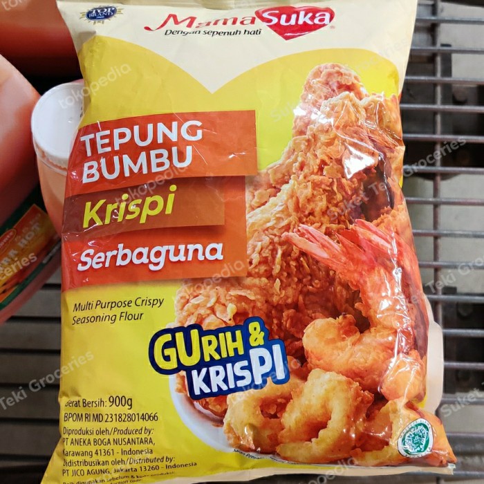 

[Big Sale] Mama Suka Tepung Bumbu Krispi Serbaguna Mamasuka 900gr