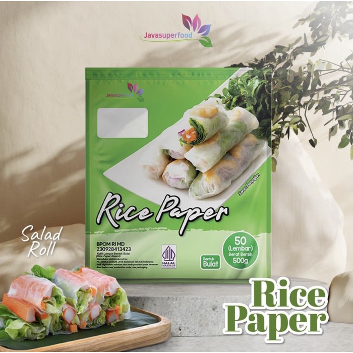 

[Big Sale] Rice Paper Bulat - 50 Lembar