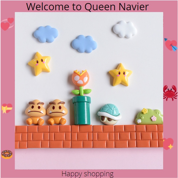 

QN - Sticker 3D tumblr aksesoris hp mario