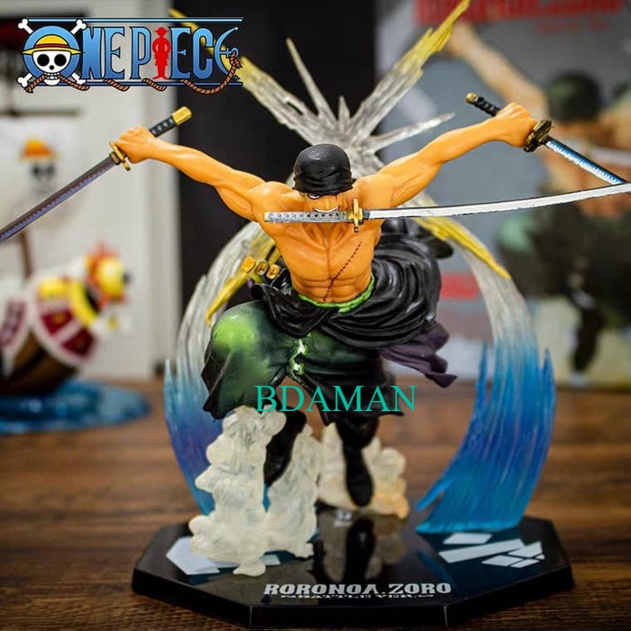 MURAH-  ZORO FZO Battle SHFiguarts Zero Roronoa Action Figure One Piece - Roronoa Zoro- 1.2.23