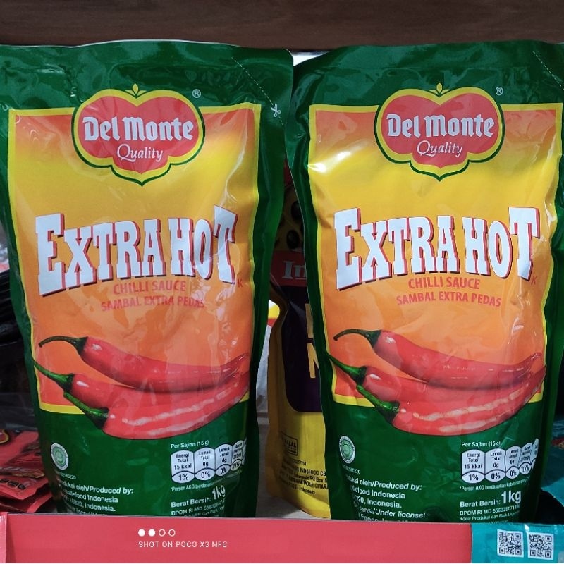 

DELMONTE Saos Sambal Del Monte Extra Hot 1 Kg