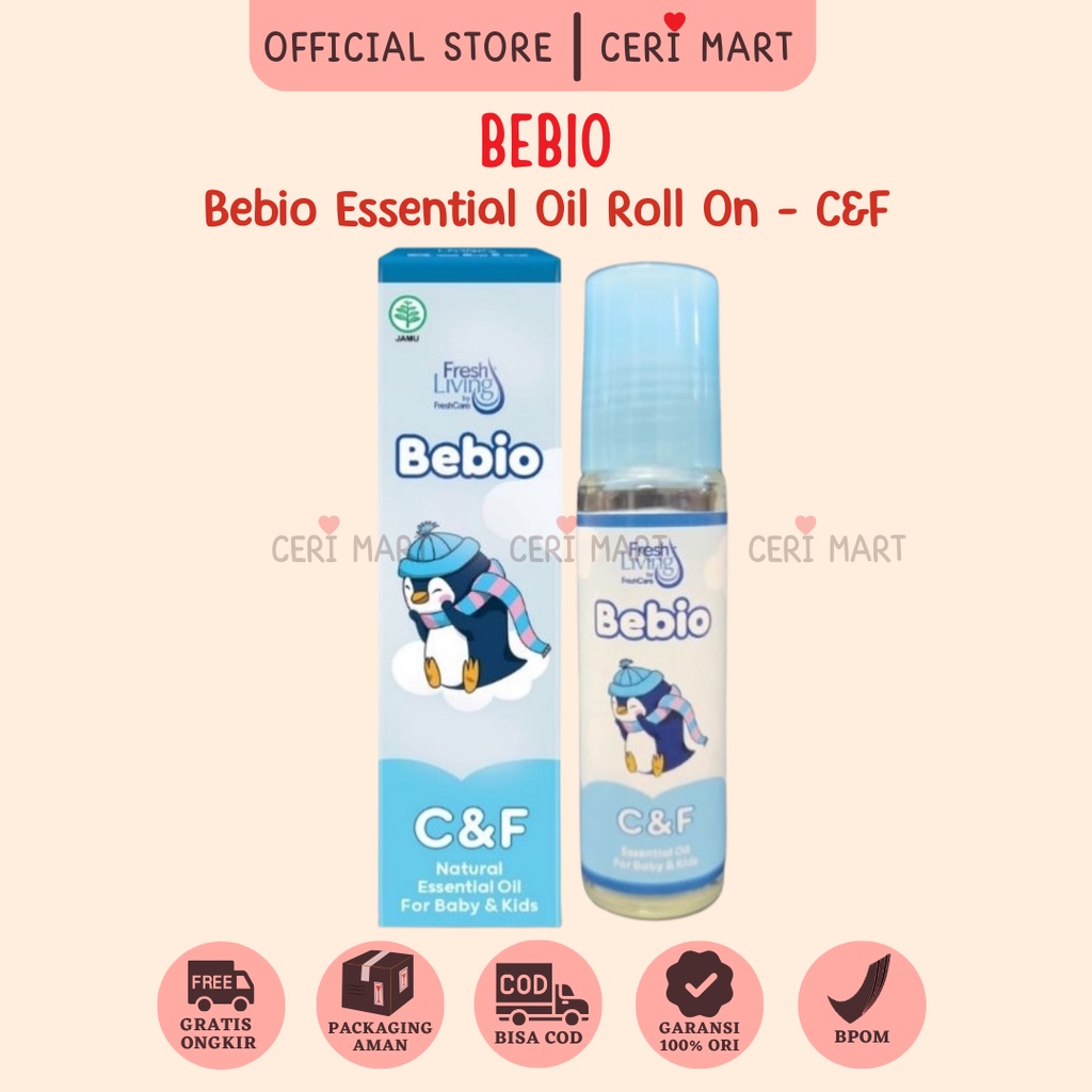 FreshLiving Bebio C&F freshcare minyak angin untuk anak anak