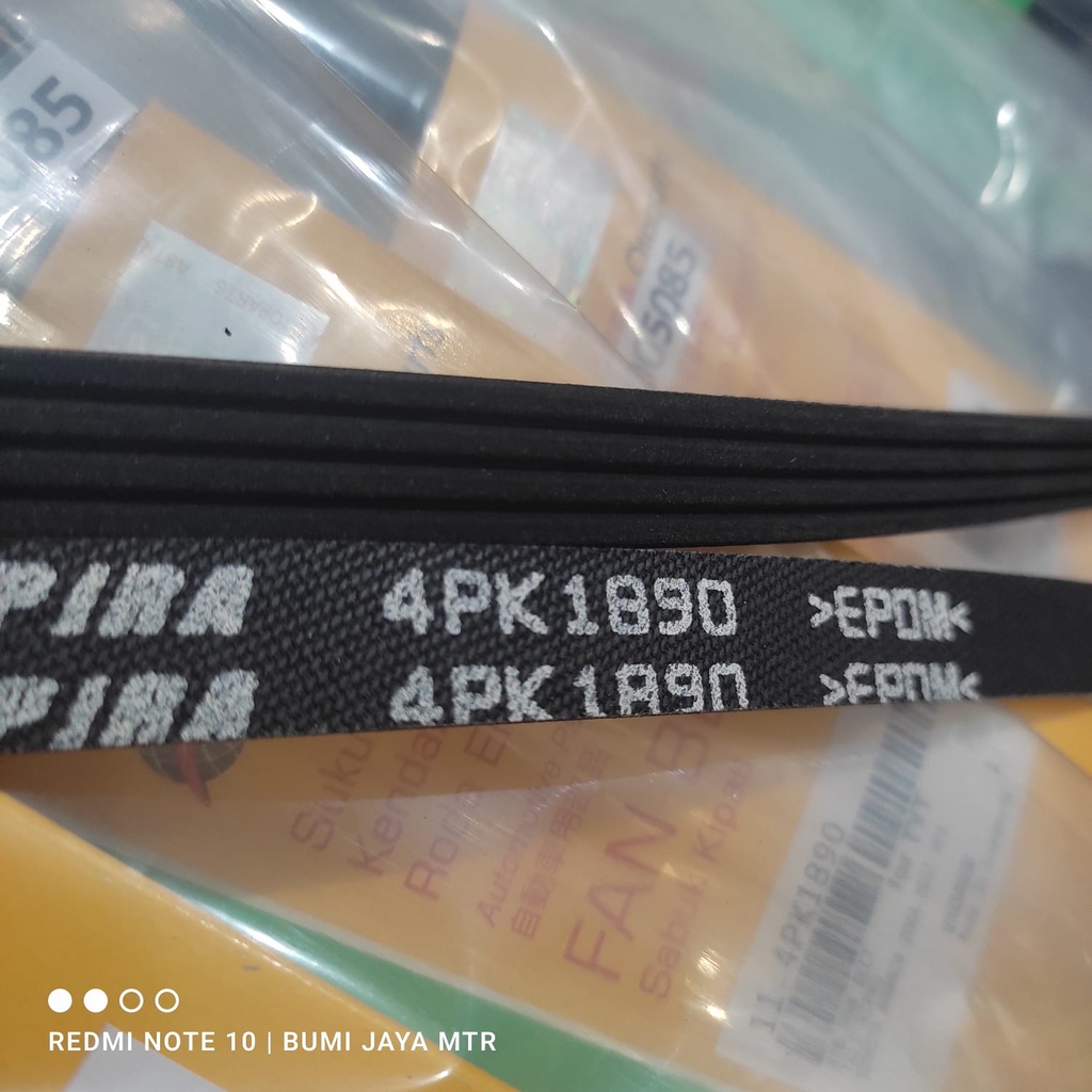 FAN BELT AVANZA XENIA 1.3 4PK1890 9004A-91019 ASTRA ASPIRA BANDO EPDM