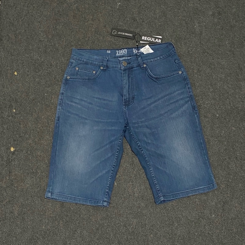 Celana Pendek Juice Ematic Jeans MWSD Despo Blue Original 32