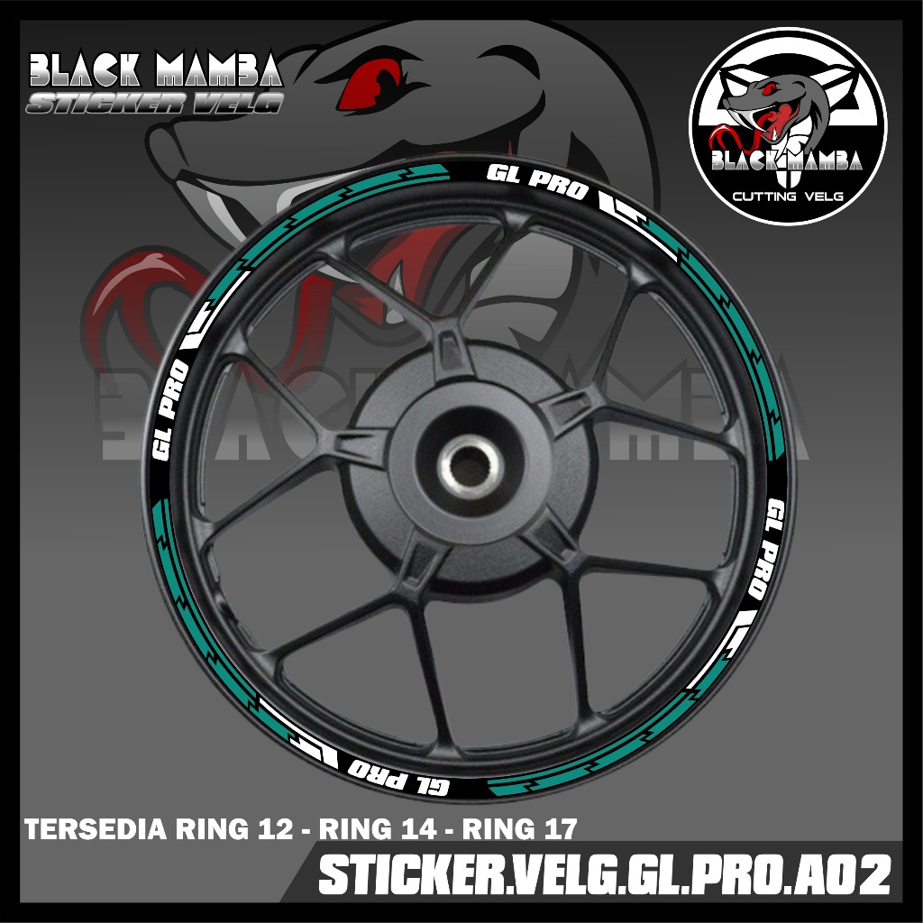 STICKER VELG GL PRO - STIKER LIS LIST VARIASI BAN/VELG GL PRO A03