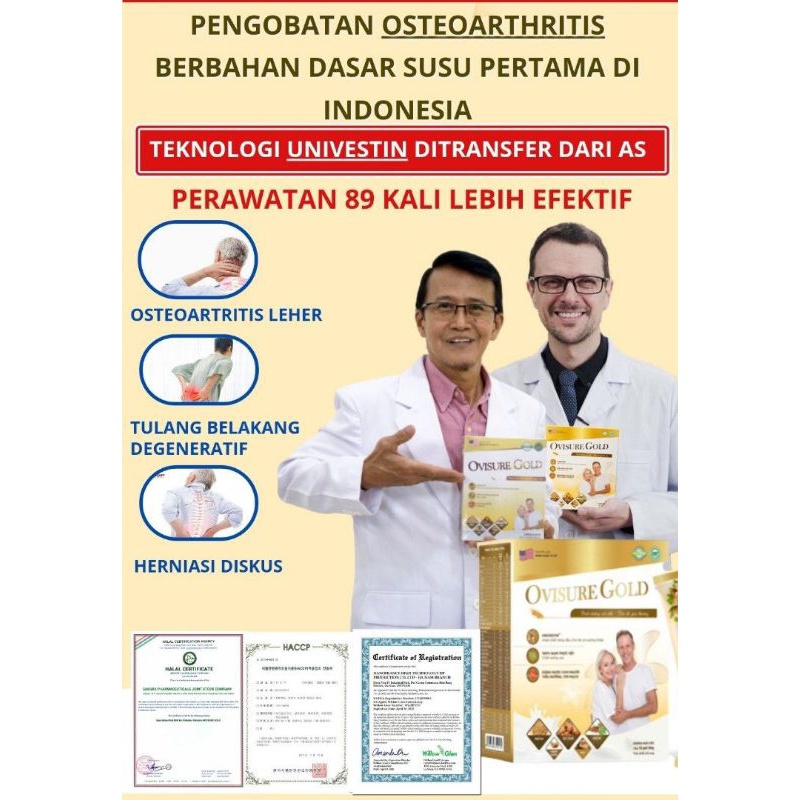 

OVISURE GOLD SUSU TULANG DAN SENDI SOLUSI BUAT KESEMBUHAN ANDA