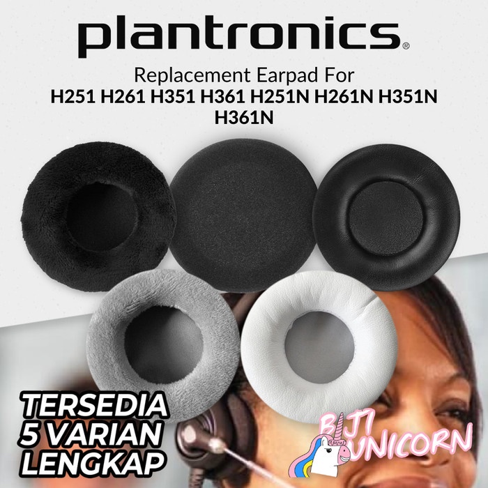 Earpad Earcup Busa Headset Plantronics H251 H261 H351 H361 H251N H261N