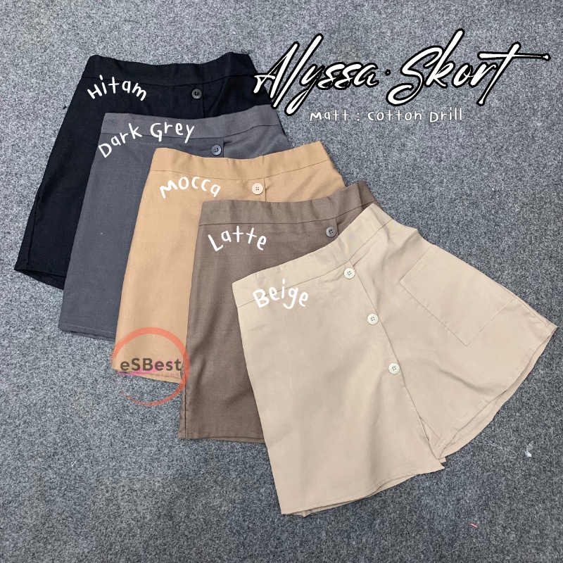 SETELAN ONESET ROK CELANA / MINI SKIRT + KEMEJA CROP SHIRT