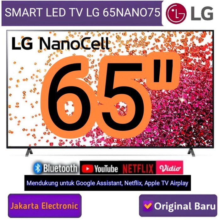 Nanocell TV LG 65 Inch LED SMART TV UHD 4K NANO CELL 65NANO91 Original