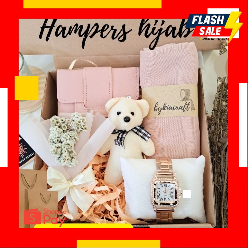 

12.12 SALE |[Bykiacraft]- Hampers Hijab Kado Ulang Tahun Cewek Special gift box / Hampers Lebaran / Hampers Wisuda / Kado Wisuda / Hampers pernikahan